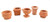Melody Jane Dollhouse Terracotta Plant Pot Set Shaped Roman Urns 1 12 Garden Accessory