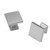 10 Pack homdiy Brushed Nickel Cabinet Knobs Dresser Knobs -LS6785SNB Solid Square Drawer Knobs Brushed Nickel Knobs for Dresser Drawers Kitchen Cabinet Hardware