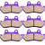 FINDAUTO Front and Rear Kevlar Carbon Brake Pads Fit for 1982-1983 for H-onda Goldwing 1100 1987-1990 for H-onda CBR600F