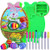 Easter Egg Decorations Kit Egg Painting Dyeing Coloring Machine Toy with Light and Music DIY Eggs Spin Art Machine with 8 Markers 6 Plastic Easter Eggs Gift Present for Kids Toddlers Girls