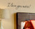 I Love You More - Bedroom Love Marriage Family Relationship Romantic Couple - Wall Quote Sticker Art Decoration - Vinyl Decal Mural Graphic - Lettering Decor Saying