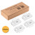 WiFi Smart Switch Voice Control, Sunsbell Wireless APP Remote Control DIY Smart Home Electrical Controller Timer Compatible with Alexa/Google, Pack of 4
