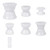 White Water Delrin Anchor Roller Replacement Wheels  7551U-A - 2-3 8 inch  Diameter 2-7 8 inch  Width