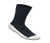 Orthofeet Non-Binding Non-Constrictive Circulation Seam Free Bamboo Black Casual Dress Socks 3 Pack