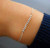 Handmade Dainty Sterling Silver Beads Bar Bracelet
