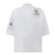 Custom Chef Coat Short Sleeve Chef Jacket Personalized Uniform Add Name  and  Logo-White-XXL