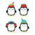 Fun Express Penguin Bulletin Board Cutouts - 48 Pieces - Educational and Learning Activities for Kids