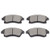 Scitoo Ceramic Discs Brake Pads 4pcs Front Brake Pads Brakes Kits fit 2011 2012 2013 2014 2015 Chevrolet Cruze2012 2013 2014 2015 2016 2017 Chevrolet Sonic Compatible ATD1522C D1522-8730