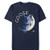 Mens Marvel Captain Marvel Moon Goose Cat T-Shirt - Navy Blue - X Large