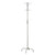 Monarch Metal Coat Rack 70-Inch White