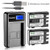 Kastar Battery (X2) & LCD Slim USB Charger for Canon NB-2L NB-2LH NB-2L12 NB-2L14 NB-2L24 BP-2L5 BP-2LH and Canon EOS Digital Rebel XT Xti Cameras