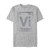 Mens Marvel Black Panther Vibranium Element T-Shirt - Athletic Heather - X Large