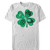 Marvel Mens St. Patricks Day Hero Four-Leaf Clover T-Shirt - White - X Large