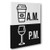 Coffee AM Wine PM Canvas Wall Art