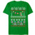 Mens Nintendo Ugly Christmas Mario and Bowser T-Shirt - Kelly Green - X Large