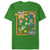 Mens Nintendo Super Mario Rainbow Frame T-Shirt - Kelly Green - X Large