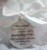 Memorial Christmas Ornament Wifes Unending Love with Feather from an Angel Wing Charm
