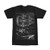 Mens Star Wars Spaceship Schematic Print T-Shirt - Black - X Large