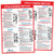 2 Pack CPR and Choking Poster - Choking Poster for Restaurant - Choking First Aid Poster - CPR Instructions - CPR Wall Chart - CPR Poster Laminated 12 x 18 Inches