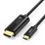 CHOETECH USB C to HDMI Cable (4K@60Hz), 6ft/1.8m USB Type C to HDMI Cable (Thunderbolt 3 Compatible) for 2018 MacBook Pro/MacBook, Surface Book 2, Samsung Galaxy S9/S8, Huawei Mate 10, Pixelbook ect.