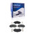 Detroit Axle - Front Ceramic Brake Pads w Hardware for Single Pistion Front Calipers