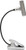 UltraBrite UBL018-SLV 8-LED Clip Anywhere Long Lasting Book Light AC/DC Silver