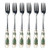 Spode Christmas Tree Pastry Fork, Set of 6