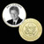 42nd President of The U.S. United States 1993-2001   Bill Clinton   Gold Plated Challenge Coin