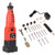Stalwart 75-PT1012 Rotary Tool Kit 7.2 Volt Cut Grind Polish Sand 40 PC Set By