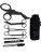 ASA TECHMED EMT and First Responder Medical Tool Kit  Adjustable Nylon Belt Pouch Premium First Aid Gear  EMT Shears 7.25 inch  Bandage Scissors 5.75 inch  Forceps 6 inch  HemostatPupil Light and More