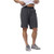 Reebok Mens Training Jersey Short Dark Grey Heather Medium