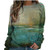 Hoodies for Women Pullover Womens Sweatshirts Hoodies Cat Ear Tops Cute Print Casual Long Sleeve Loose Pocket Pullover Hooded Blouses T