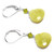 Lemon Serpentine Briolette Sterling Silver Lever Back Earrings Swarovski Crystal Custom