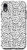 iPhone XR Dalmatian Pattern Brush Stroke Black and White Spots Case