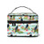 Tropical flowers and toucan birds Makeup Bag Travel Cosmetic Bag Portable Travel Train Case Funny Toiletry Storage Organizer