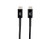 MOS Spring USB-C Cable, USB-C to USB-C, Black Cotton, 1 ft.