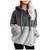 AOKASII Sweatshirts for Women Womens Long Sleeve Loose Casual Fall Pullover Side Split Tunic Tops Gray