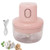 Electric Mini Garlic Chopper Food Chopper Wireless Portable Baby Food Processor Waterproof Portable Garlic Blender Mini Chopper Food Processor for Pepper Chili Vegetable Nuts Mea  100ml
