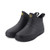 jessie Men Rain Boots Outdoor Slip On Waterproof Non-Slip Rubber Ankle Boots Rain Booties  Black Numeric_10