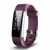 Lattie Fitness Tracker with Heart Rate Monitor Smart Watch Activity Tracker Pedometer Sports Bracelet with Sleep Monitor Step Calorie Counter Wristband for Android and iOS Smartphone  Purple