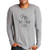 Thats How I Roll Dice Long Sleeve Mens T-shirt Mens Graphic Long Sleeve T Shirt Shirts with Sayings Funny Tee Heather Gray