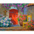 ZFSDD 5D Diamond Painting Mosaic Home Scenery Floral Garden Cross Ctitch Kit Embroidery Round Diamond 40x50cm