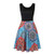 Shakumy Women Sleeveless Loose Floral Printed Patchwork Tank Dresses Summer Casual Short Dresses Sundress Party Mini Dress