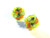 Salad Stud Earrings - Tiny Food Jewelry