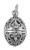 Sterling Silver Egg Filigree Aromatherapy Locket Pendant with Front Clasp