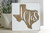 Texas sign Texas decor wood state sign Texas gift housewarming gift 8 inch x8 inch