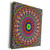 3dRose David Zydd - Floral Mandalas - Vibrant Flower Garden Mandala - bohemian kaleidoscope graphic - Museum Grade Canvas Wrap  cw_301919_1