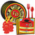 Firefighter Party Standard Tableware Kit with Fire Hydrant Cups  Serves 8