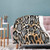 Snake Print Flannel Blanket with Pompom Fringe Lightweight Cozy Bed Blanket Soft Throw Blanket fit Couch Sofa Suitable for All Season