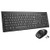 Mpow Wireless Keyboard and Mouse Combo, Ultra-thin Chiclet Keyboard and Mute Mouse, 2.4GHz 26ft Wireless Connection with USB Receiver for PC Desktop Computer Laptop Mac Tablet (Black)